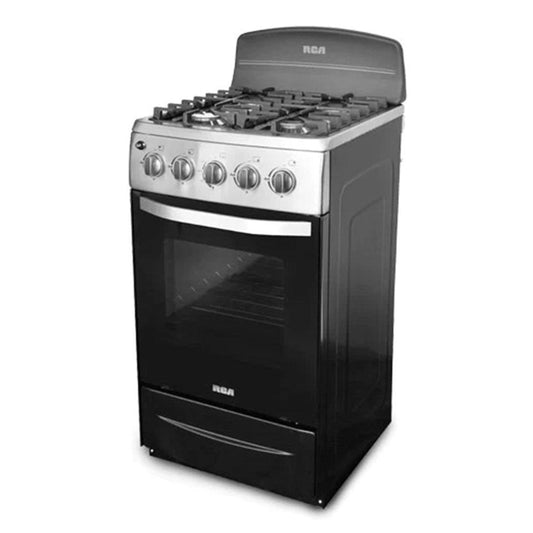 Estufa Rca 20" Black Acero Inoxidable