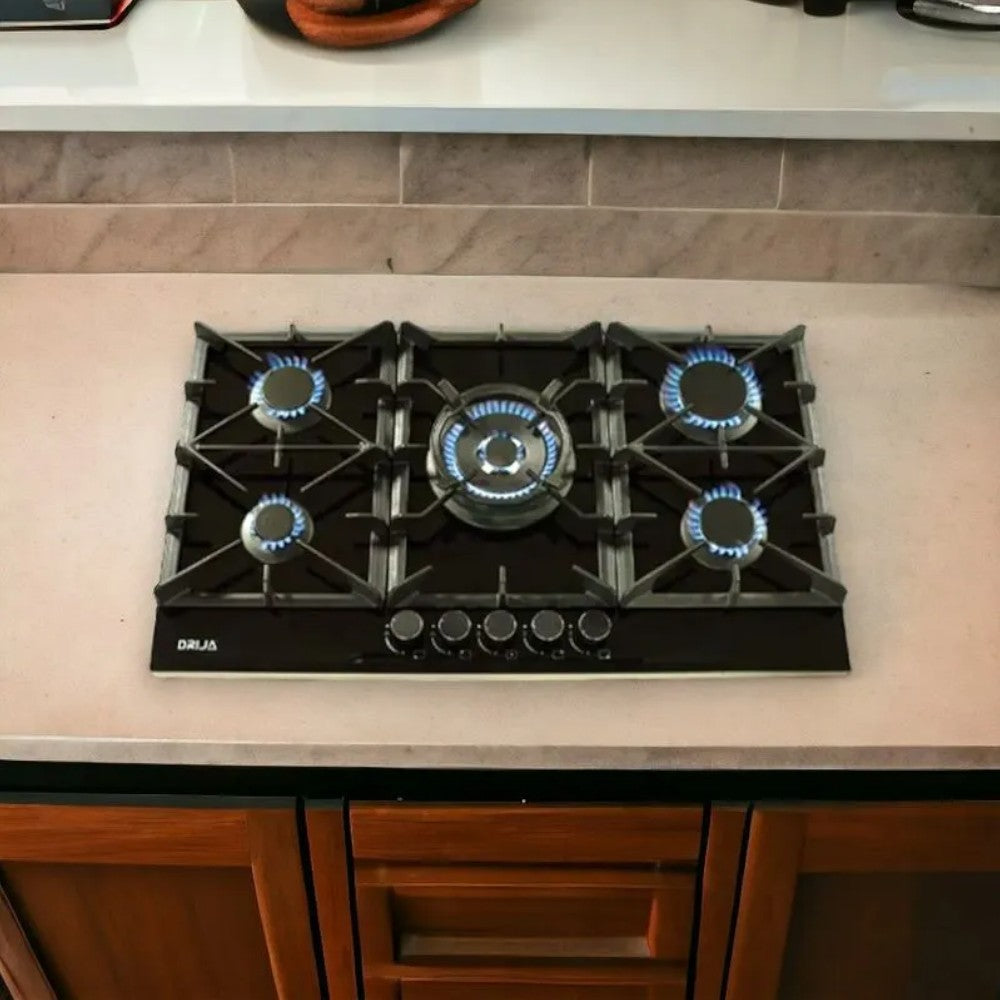 Estufa a Gas Drija 5 Quemadores / Vitro / Toscana 76