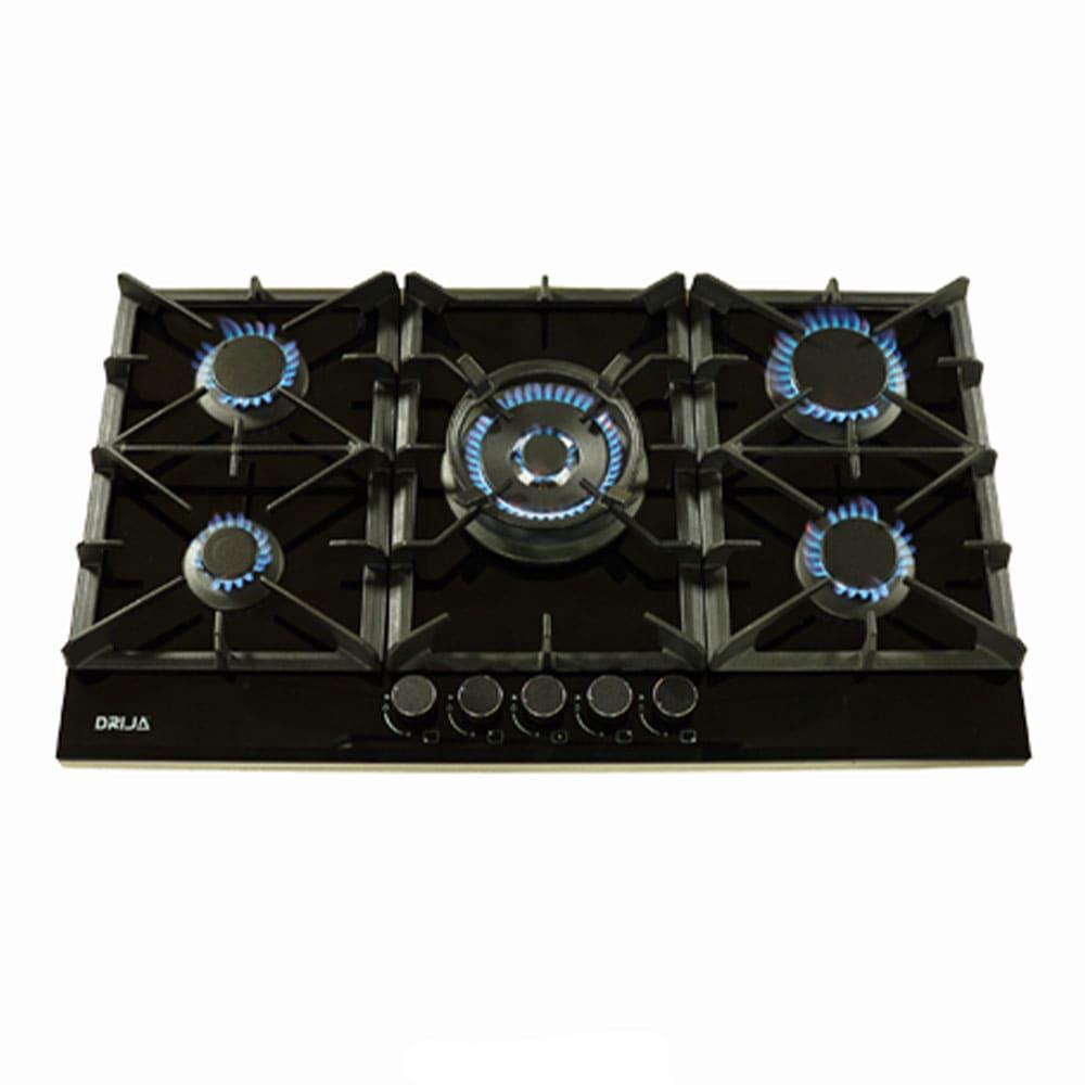 Estufa a Gas Drija 5 Quemadores Vitro de 76 cm