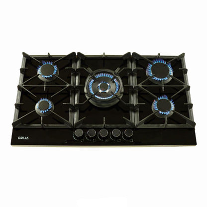 Estufa a Gas Drija 5 Quemadores Vitro de 76 cm