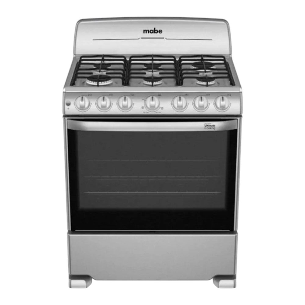 Estufa A Gas Mabe de 30" / 6 Quemadores / Silver