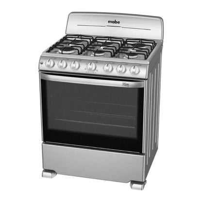 Estufa A Gas Mabe de 30" / 6 Quemadores / Silver
