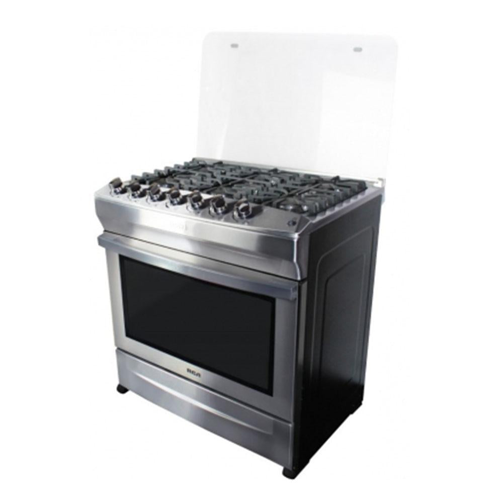 Estufa A Gas Rca 30" 6 Quemadores T/Vid