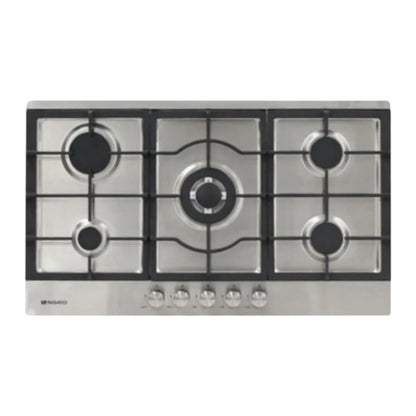 Estufa Empotrable Nisato 30" / 5 Quemadores / Acero Inoxidable