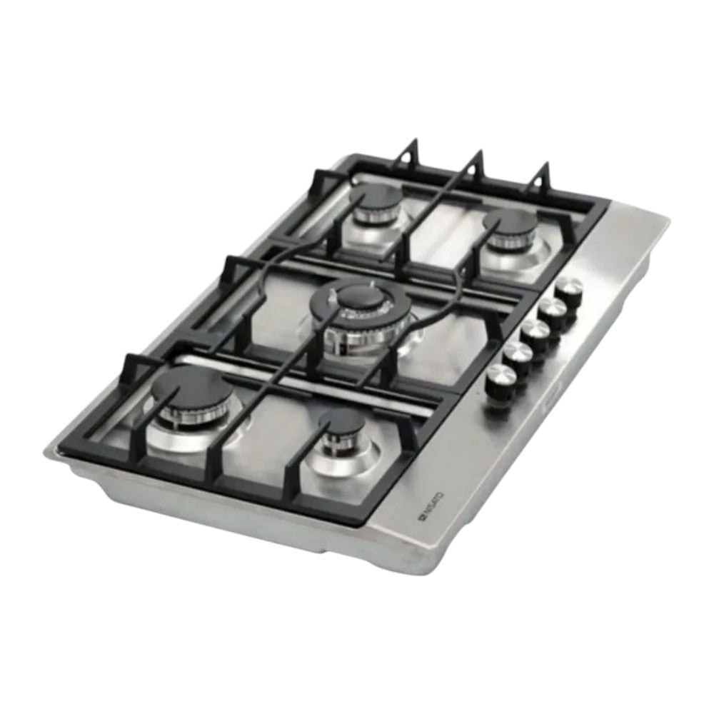 Estufa Empotrable Nisato 30" / 5 Quemadores / Acero Inoxidable