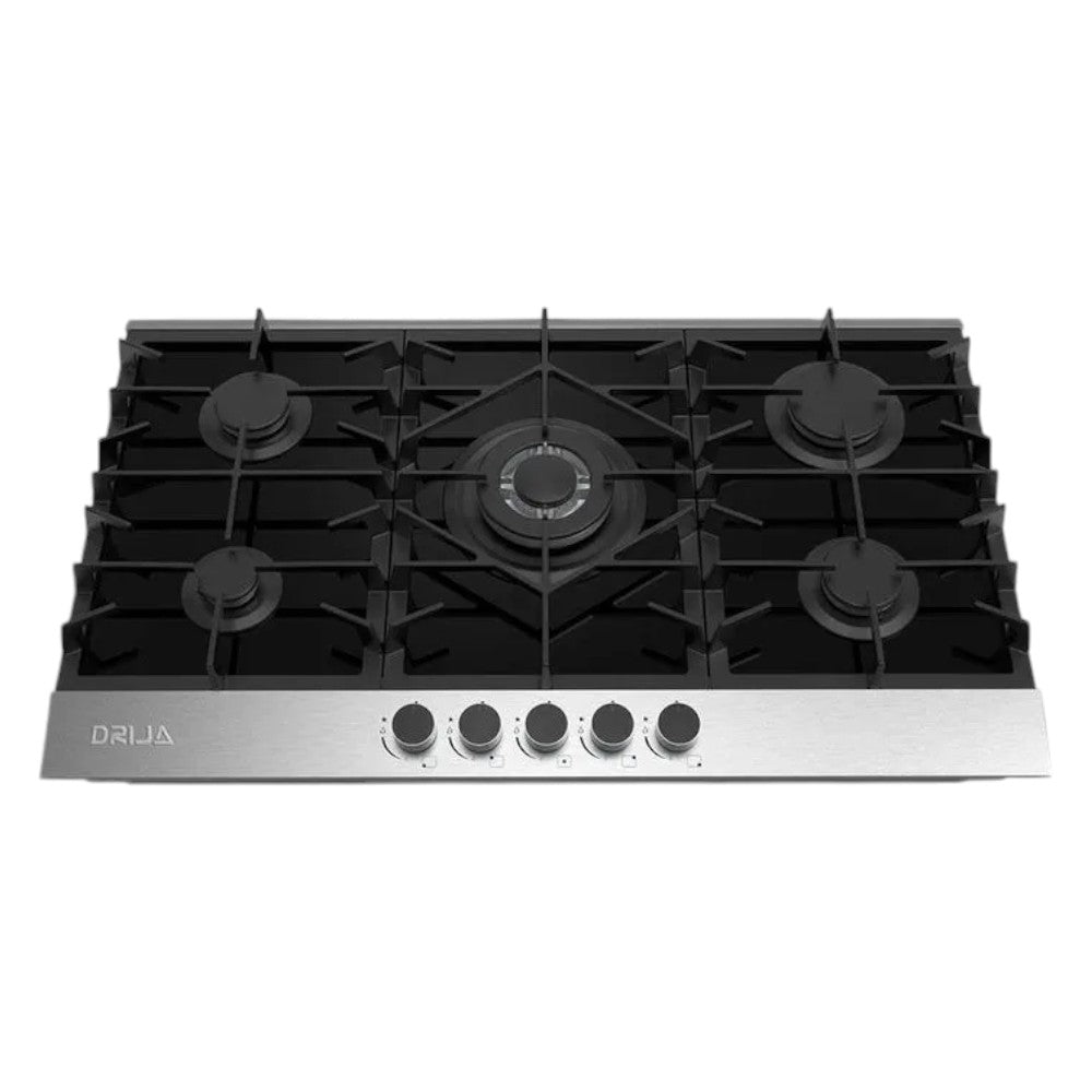 Estufa a Gas Drija Vitro de 30" / 5 Quemadores / Ferrara 76