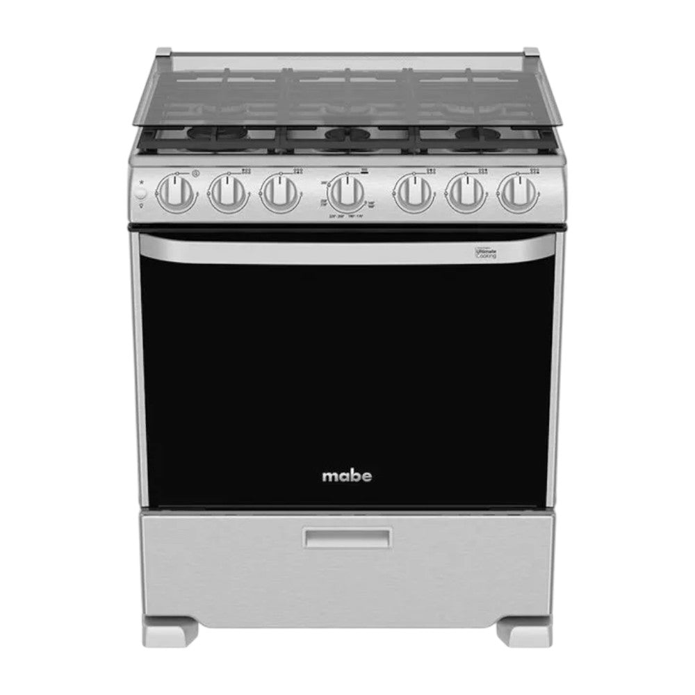 Estufa A Gas Mabe de 30" / 6 Quemadores / Acero Inoxidable