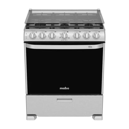 Estufa A Gas Mabe de 30" / 6 Quemadores / Acero Inoxidable
