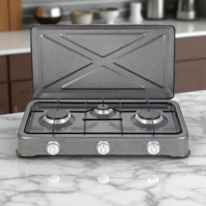 Estufa a Gas Premier de 3 Quemadores / Acero Inoxidable