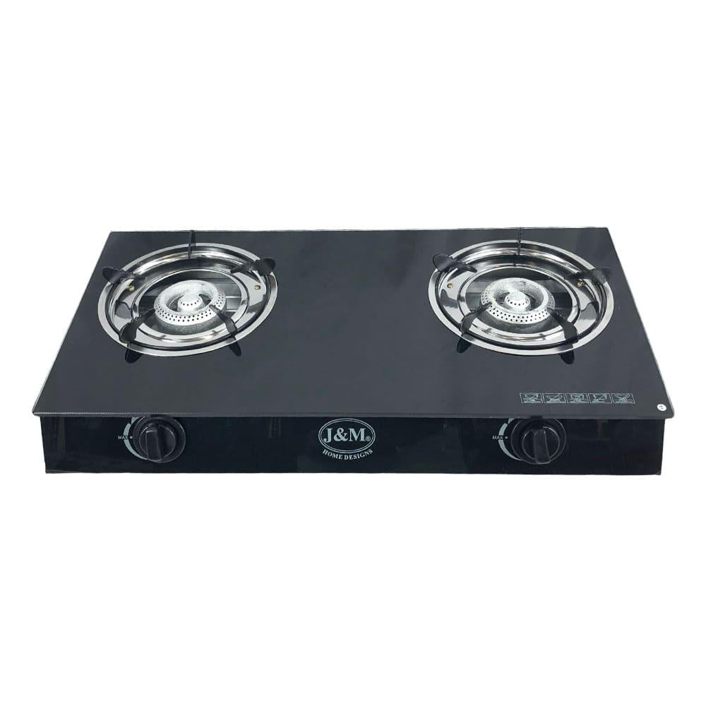 Estufa a Gas J&M 2 Quemadores Vidrio Templado