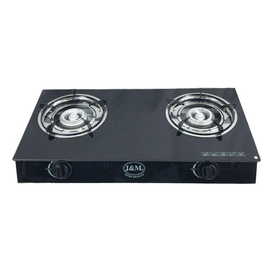 Estufa a Gas J&M 2 Quemadores Vidrio Templado