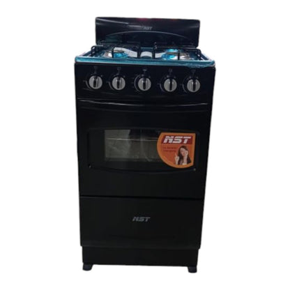 Estufa Nst  de 20" / 4 Quemadores / Negro