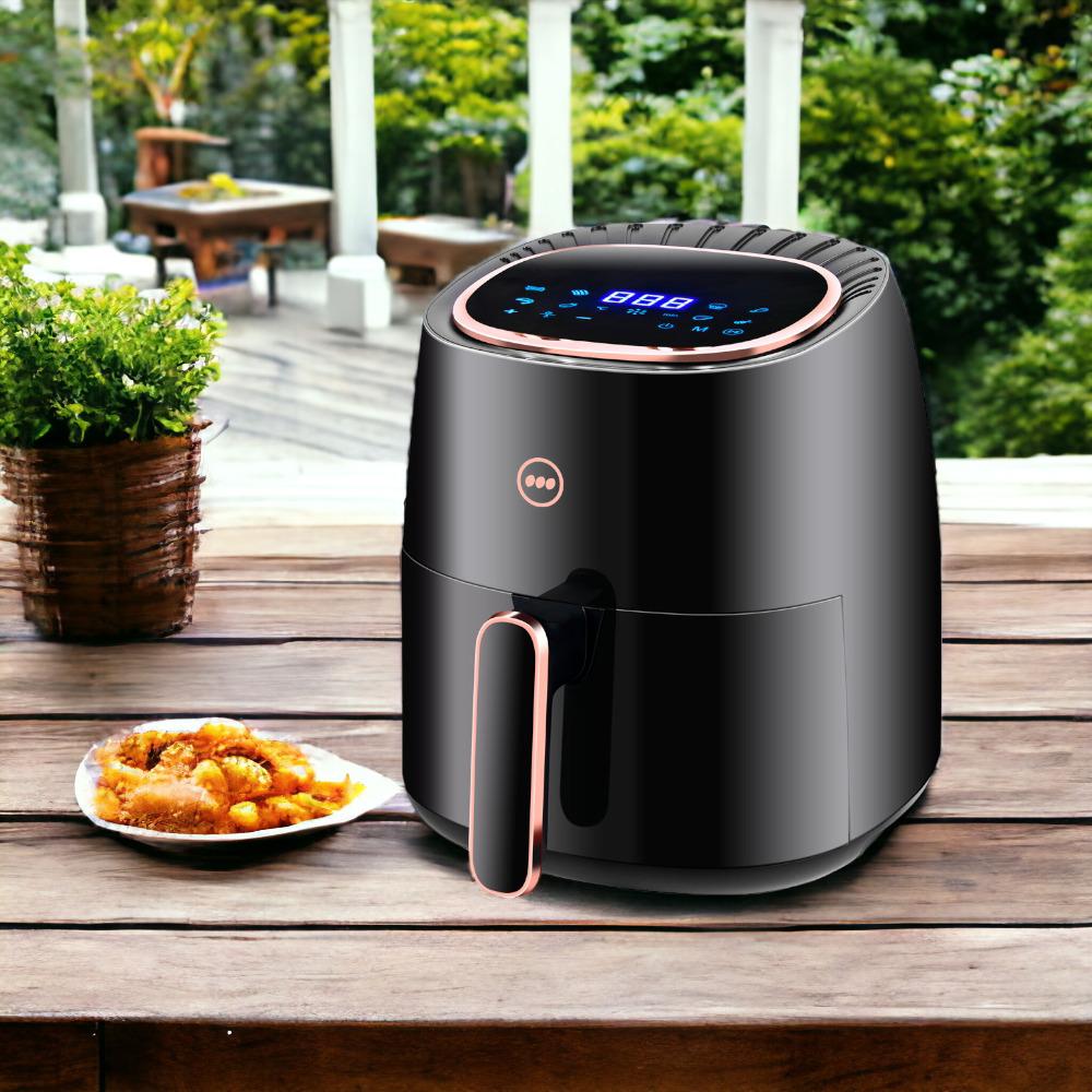 Freidora De Aire Eléctrica Premier 5L Negra