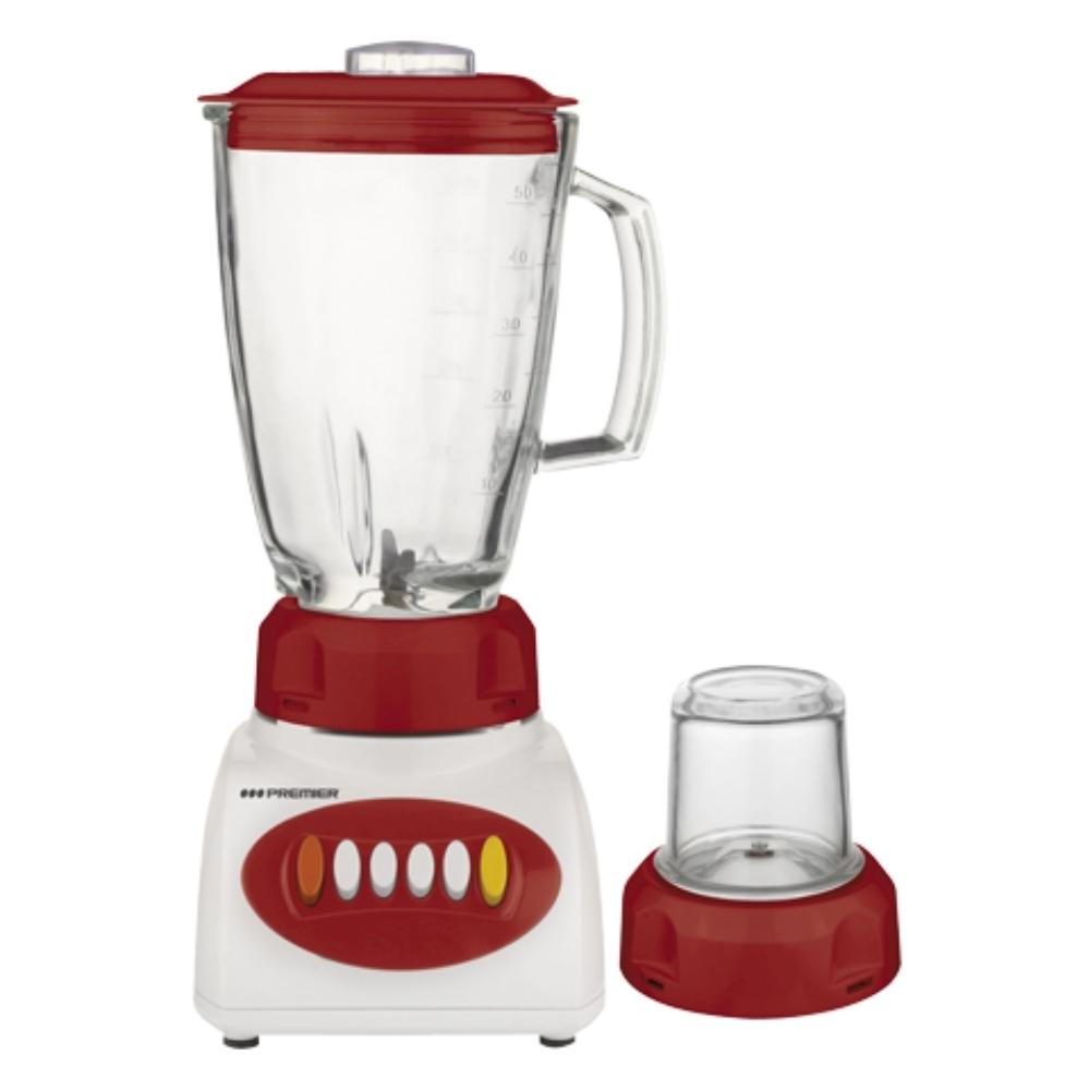 Licuadora 2 en 1 Premier Jarra de Plástico de 1.5 L