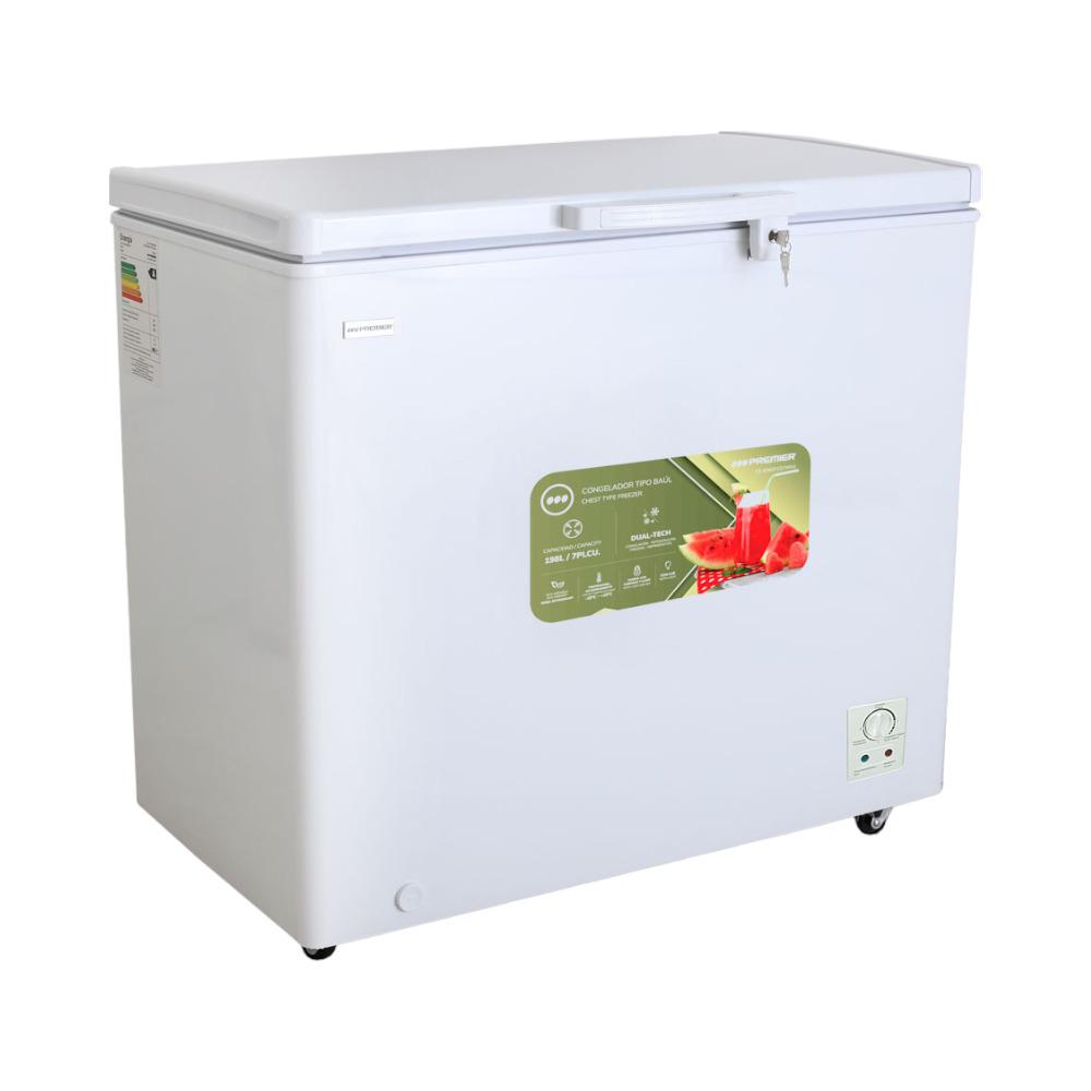 Congelador Tipo Baúl Premier 7 Pies Cúbicos Blanco