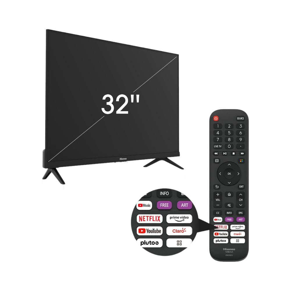 Televisor Hisense Hd Smart Dvbt de 32"