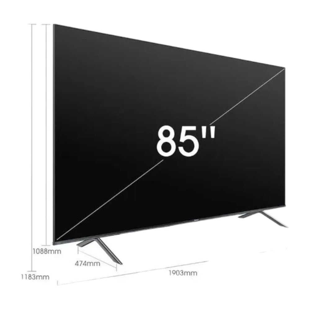 Televisor Hisense de 85 pulg UHD, Smart TV 85A7H, en el Titan Panamá.
