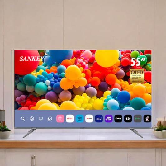 Televisor Sankey 55" Smart Tv / QLED / Sin Marco / CLEDQ-55WD2