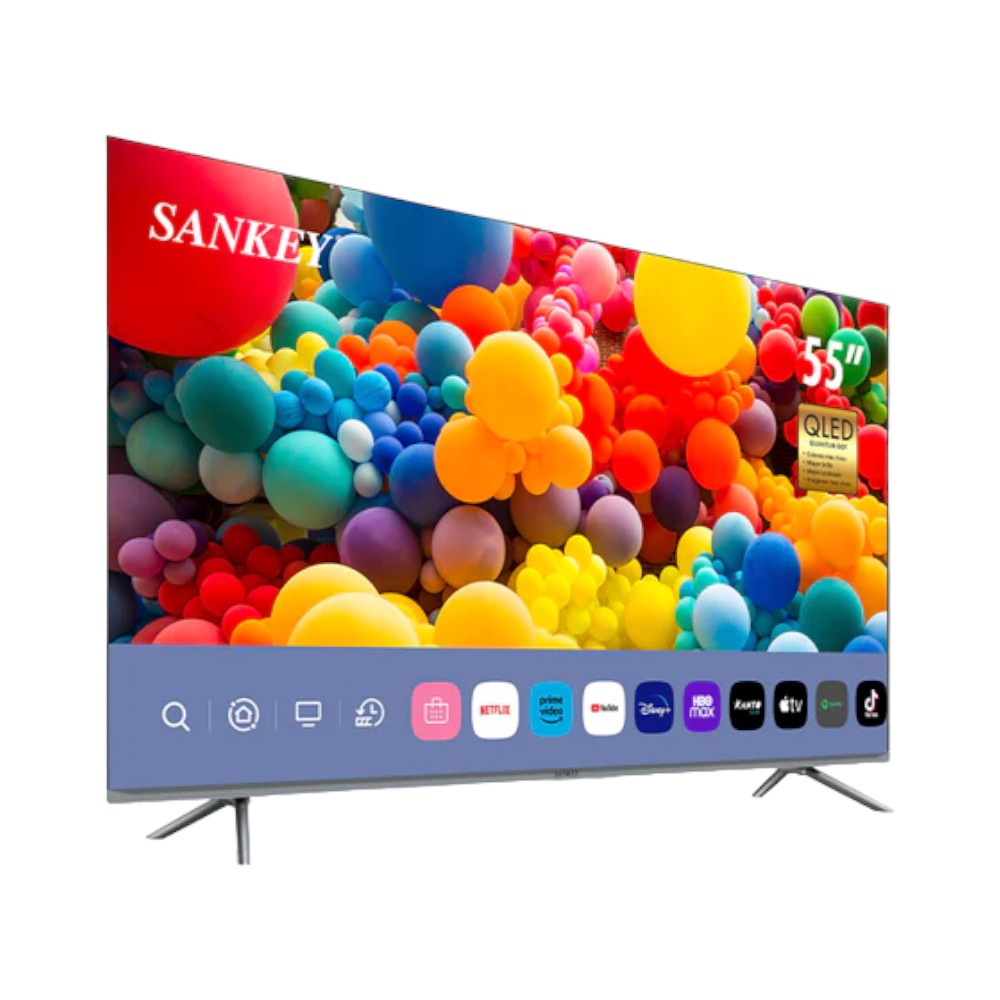 Televisor Sankey 55" Smart Tv / QLED / Sin Marco / CLEDQ-55WD2