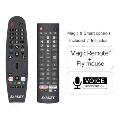 Televisor Sankey 55" Smart Tv / QLED / Sin Marco / CLEDQ-55WD2