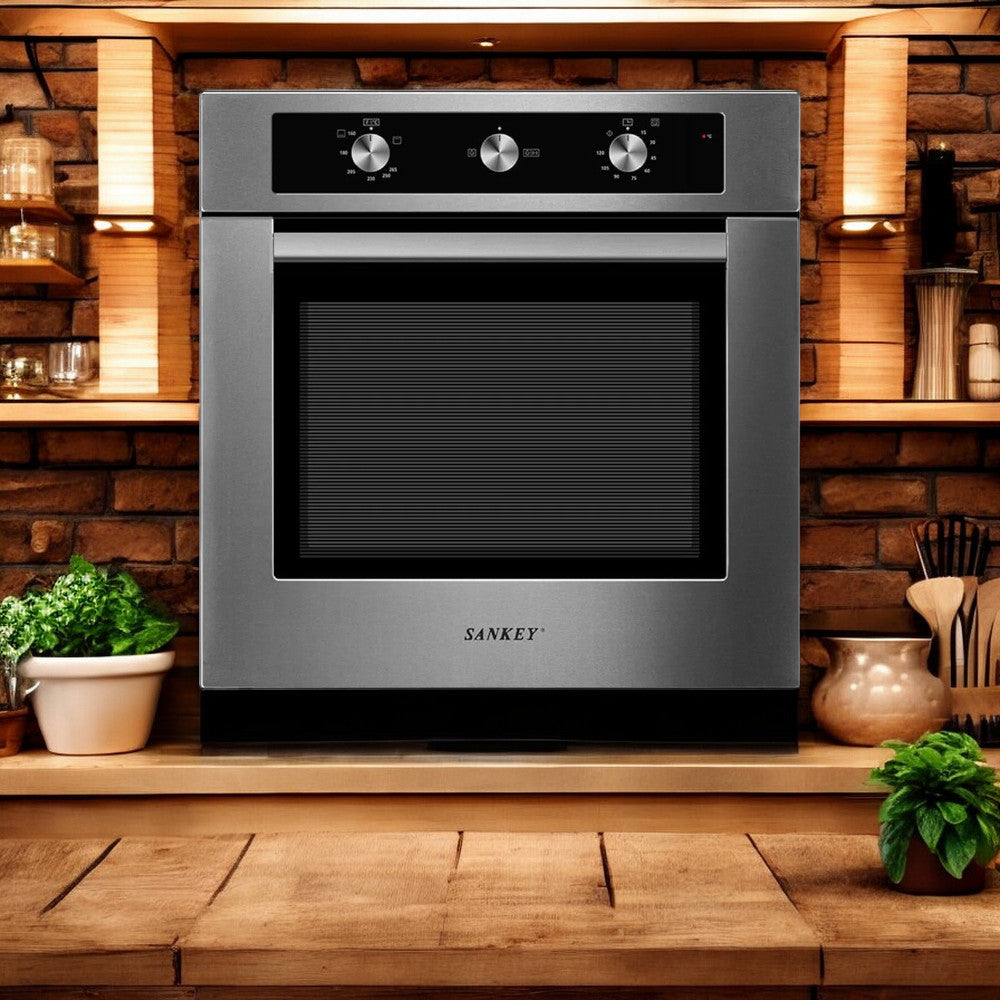 Horno Empotrable a Gas Sankey / 70 Litros / Acero Inoxidable