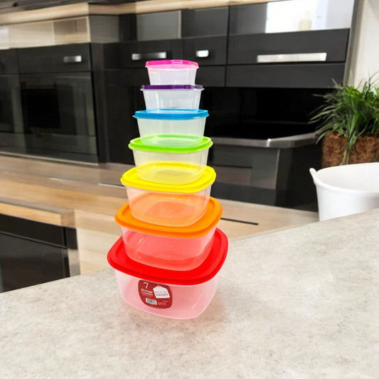 Envase Plástico Cuadrado Home Elegance 7 Piezas / Surtido - Home Elegance - Titan.com.pa - 2100000173488