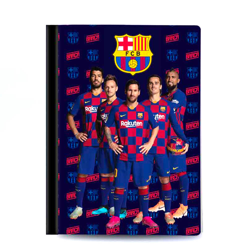 Cuaderno Cosido Mediano Cuadritos Barsa de 200 Páginas