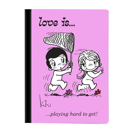 Cuaderno Cosido Mediano Raya Ancha Amor Es de 200 Páginas