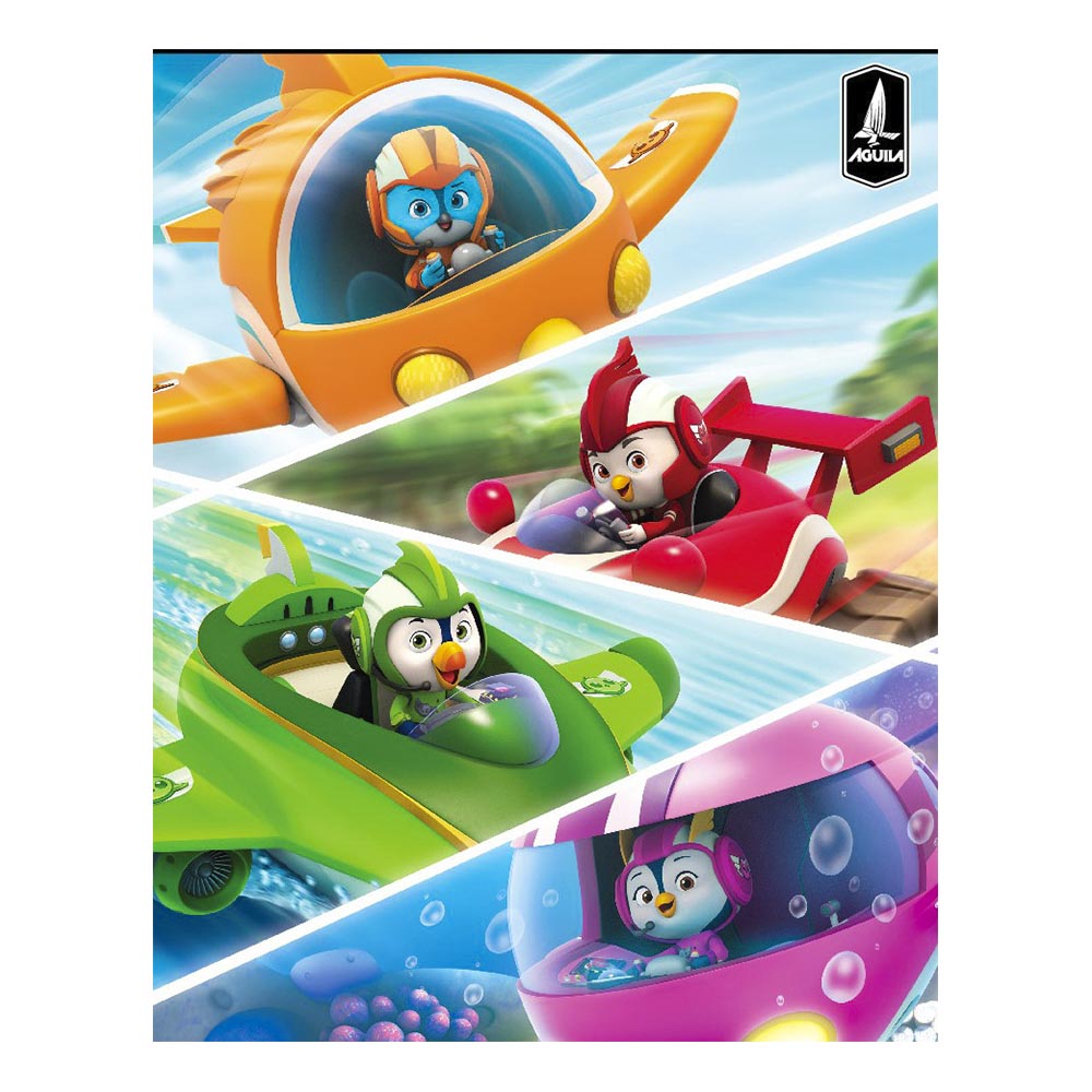 Cuaderno Cosido Mediano Raya Ancha Águila Top Wings de 200 Páginas