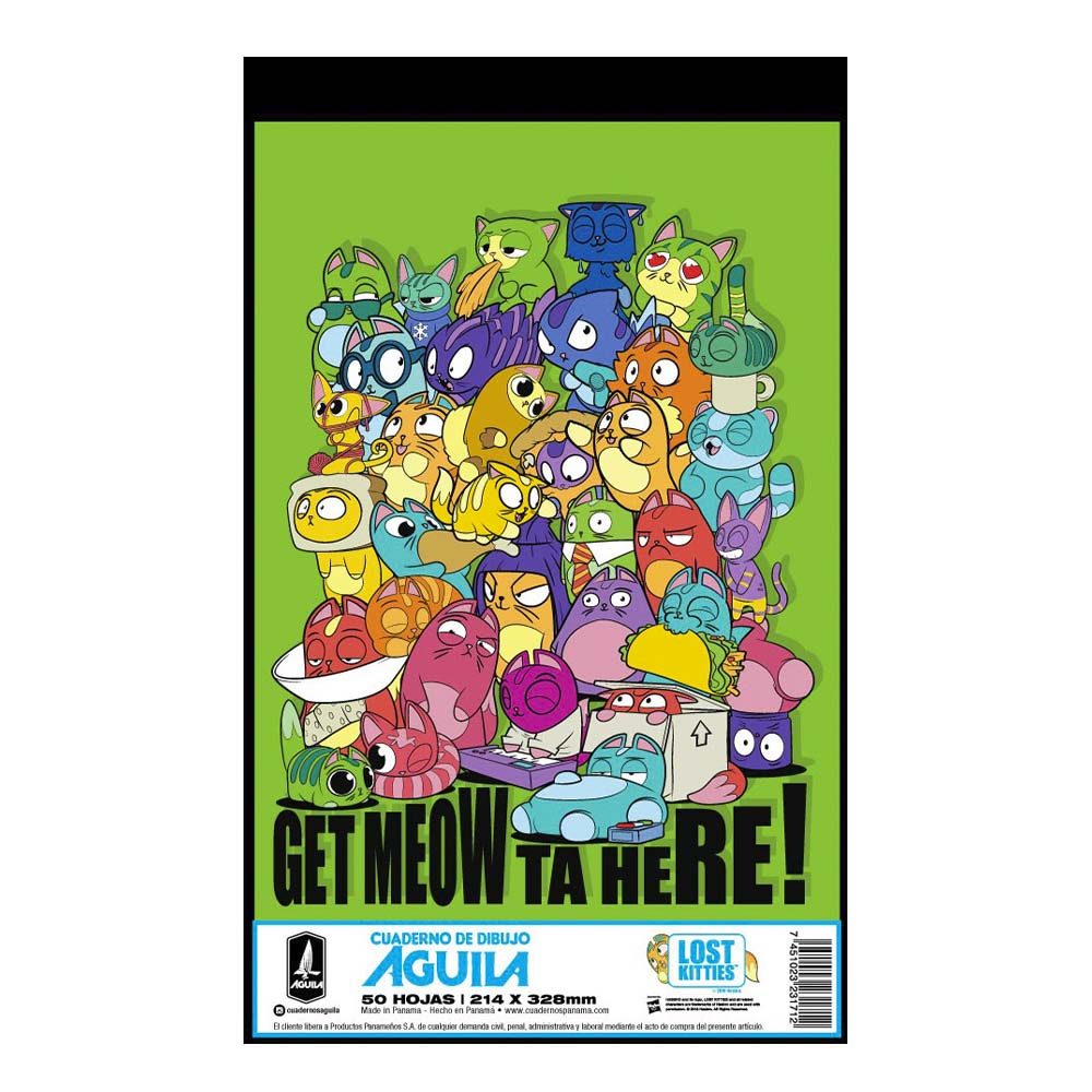 Cuaderno de Dibujo Lost Kitties