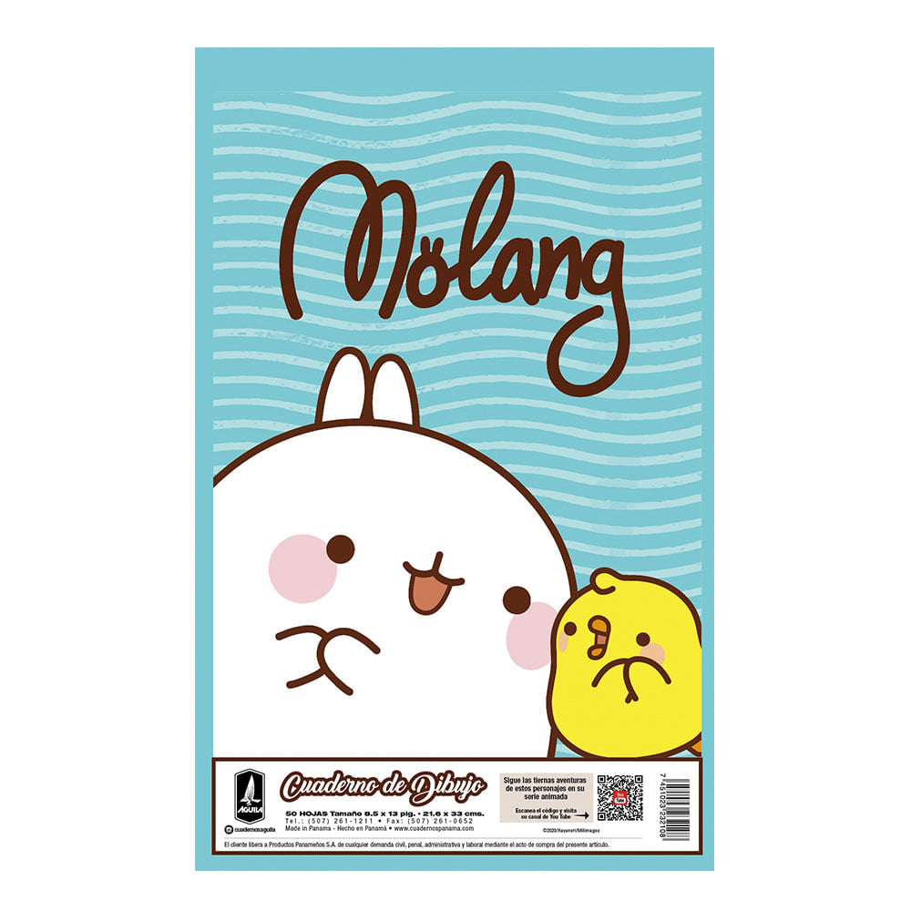 Cuaderno de Dibujo y Pintura Molang