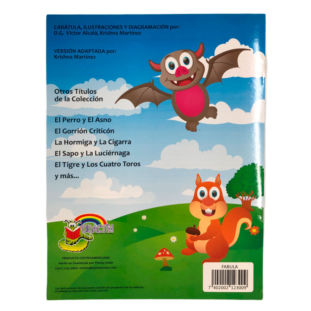 Libro de Cuento Didactín Fabulas - Surtido
