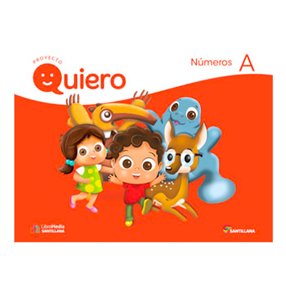 Libro de Texto Santillana Quiero Números A