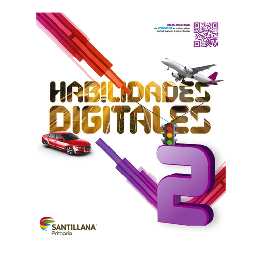 Libro de Texto Santillana Habilidades Digitales 2 Con CD