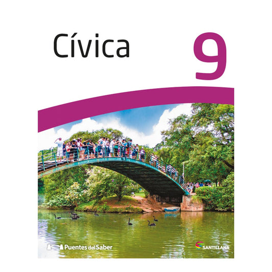 Libro de Texto Santillana Cívica 9 Puentes del Saber