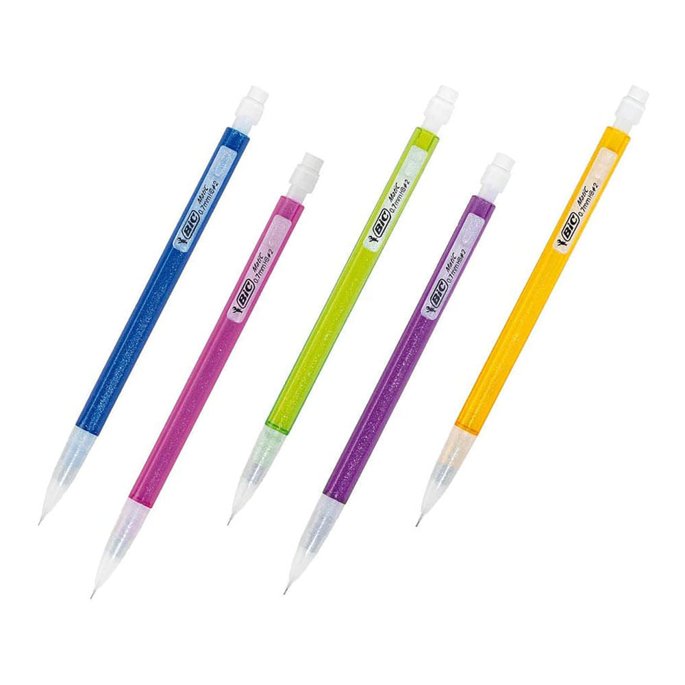 Lápiz Mecánico Bic Shimmers 0.7 mm de 3 Piezas - Surtido