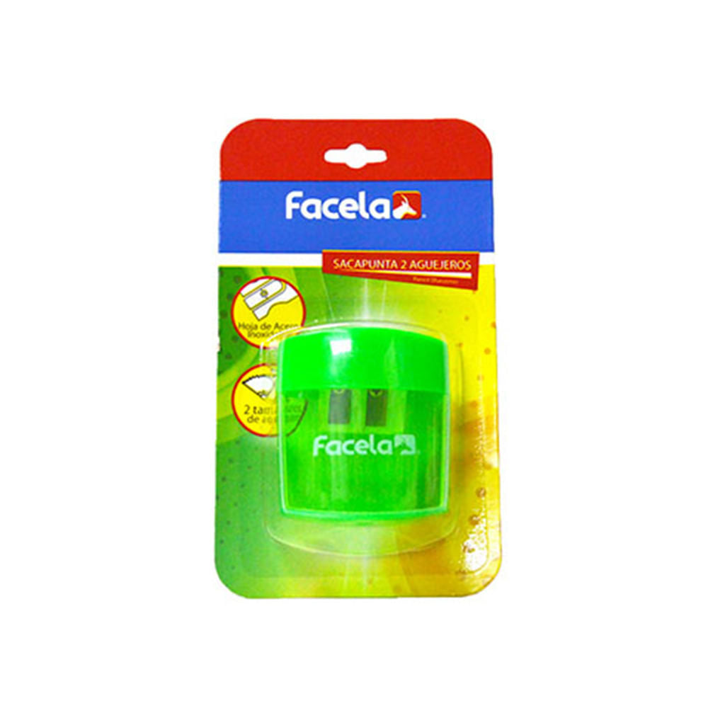 Sacapunta Facela - Doble Agujero