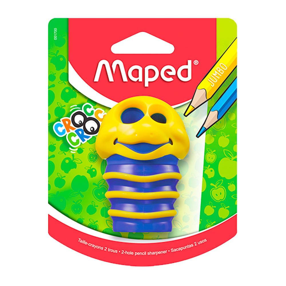 Sacapunta Maped Croc Con 2 Orificios y Depósito - Surtido