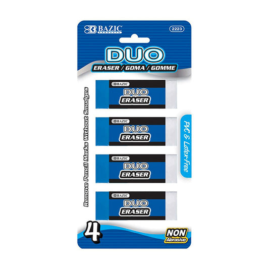 Borradores Bazic Vinyl Dos Tonos 4 Piezas