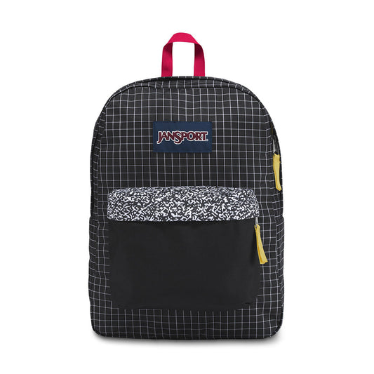 Mochila Jansport Superbreak Black Grid