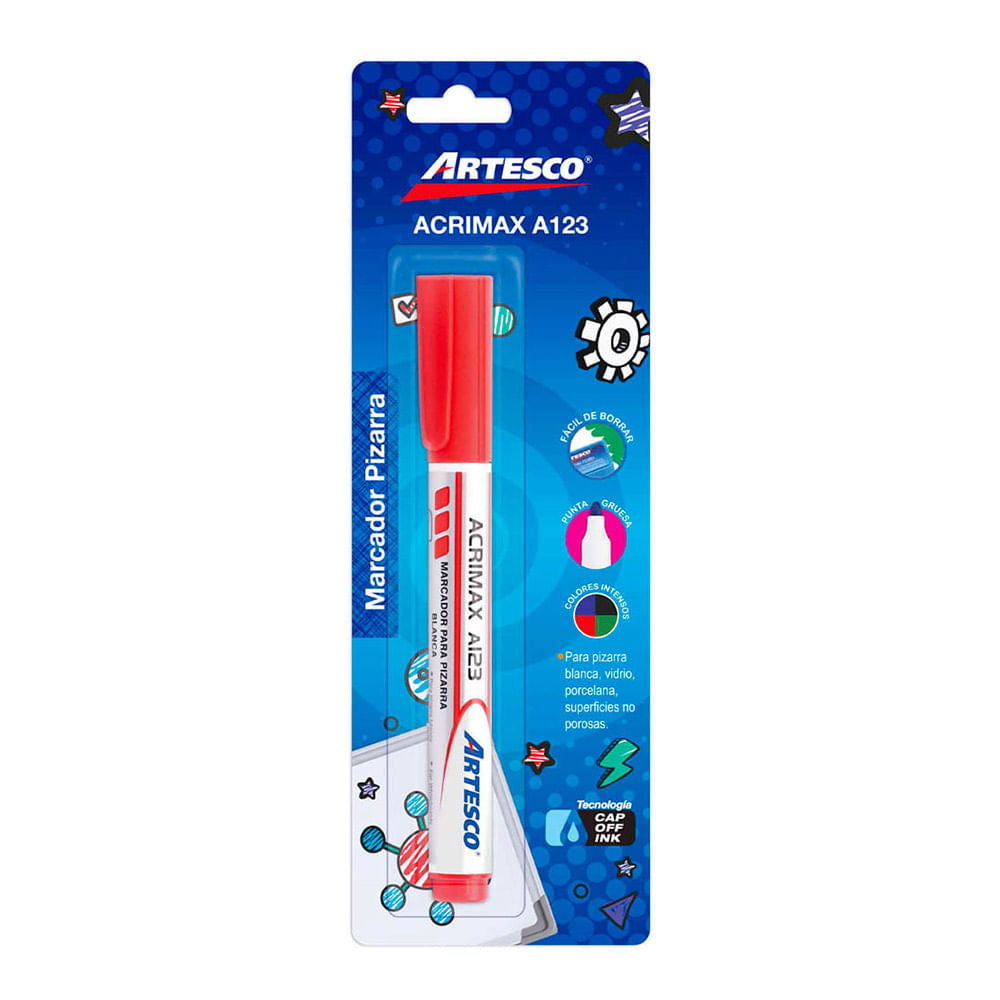 Marcador de Tablero Artesco Artimax A123 Rojo