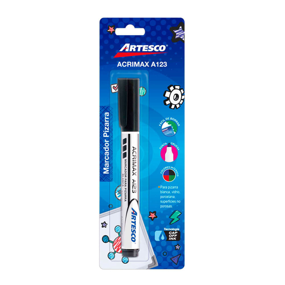 Marcador de Tablero Artesco Artimax A123 Negro