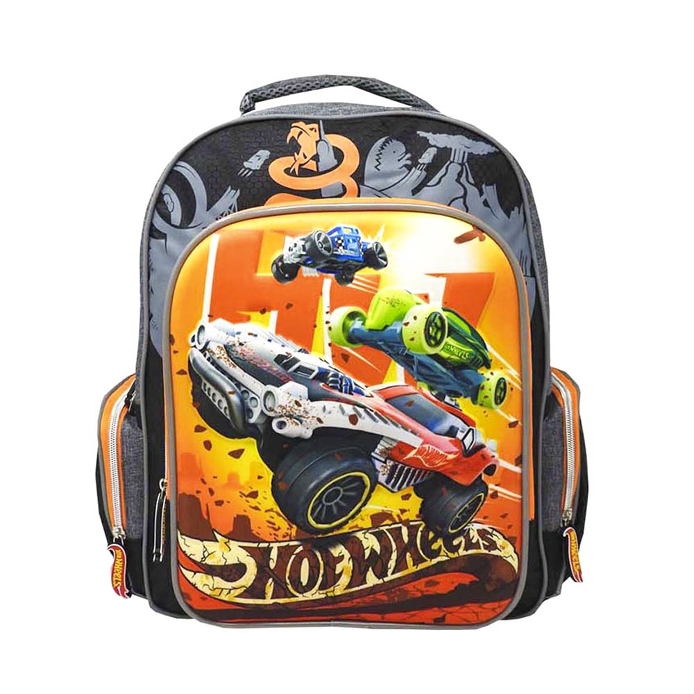 Mochila Hot Wheels Orange de 17"