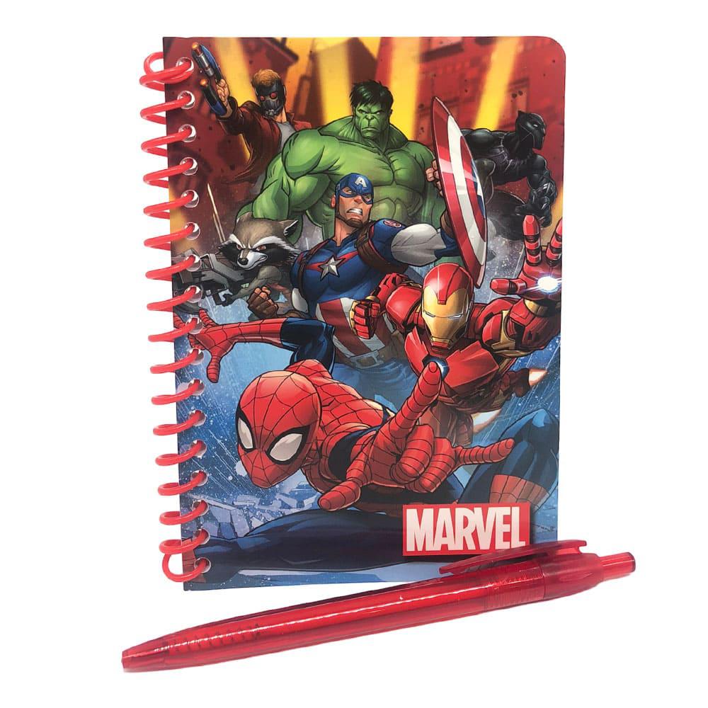 Libreta Para Notas Avengers Con Bolígrafo 50 Hojas