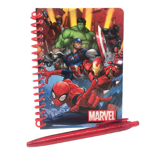 Libreta Para Notas Avengers Con Bolígrafo 50 Hojas