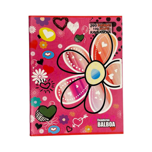 Cuaderno Grapado Balboa Raya Ancha 200 Páginas - Surtido