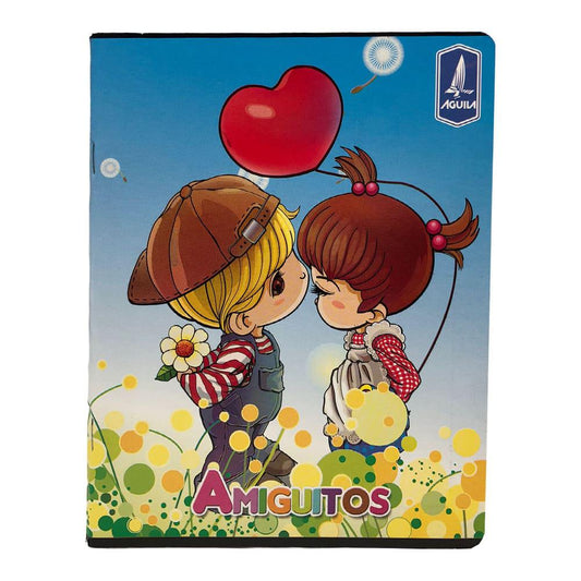 Cuaderno Grapado Amiguito Raya Ancha 200 Páginas - Surtido