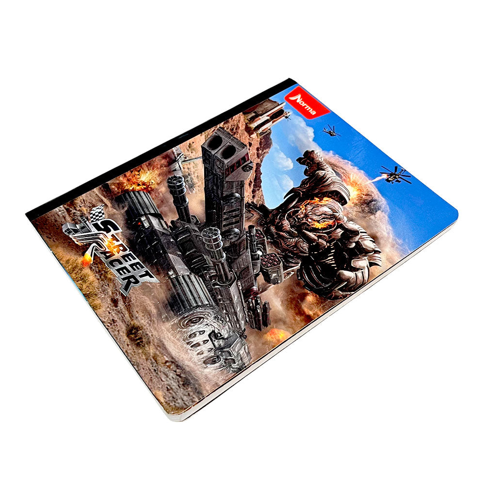 Cuaderno Cosido Grande Norma Street Racer - Dibujo / 200 Páginas / Surtido