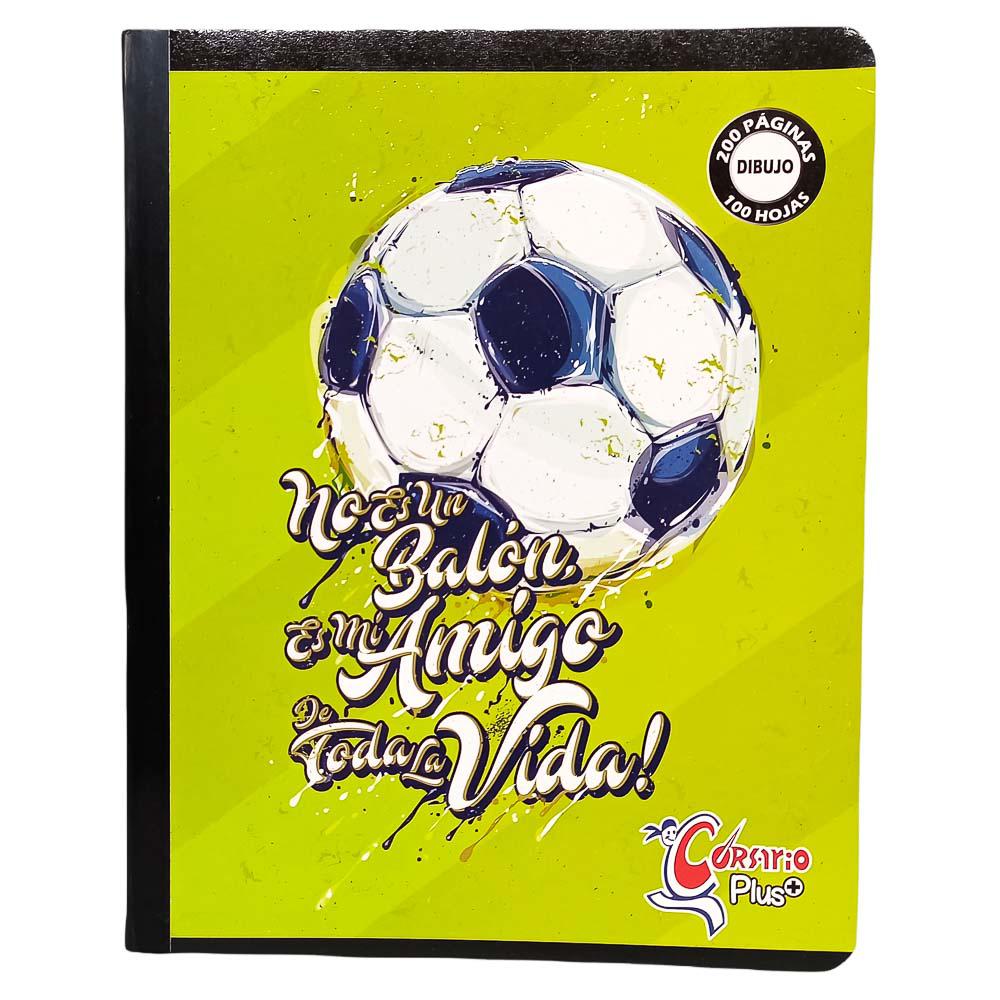 Cuaderno Cosido Grande de Dibujo Corsario Plus 200 Páginas - Surtido