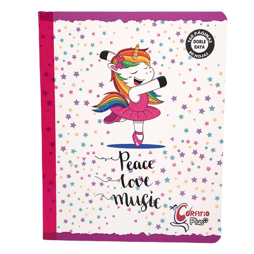 Cuaderno Cosido Grande Doble Raya Corsario Plus 160 Páginas - Surtido